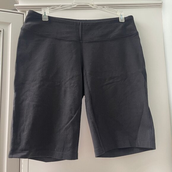 Lucy Black Powermax Ultimate X-Training Collection Wide Leg Athletic Shorts, Med - Picture 1 of 8